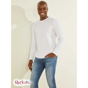 Чоловічий Crewneck (Rivera Waffle-Knit Crewneck) 64703-01 Pure Білий