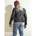 Чоловіча Куртка GUESS (Leather Biker Jacket) 64693-01 Реактивний Чорний Чоловіча Куртка GUESS (Leather Biker Jacket) 64693-01 Реактивний Чорний