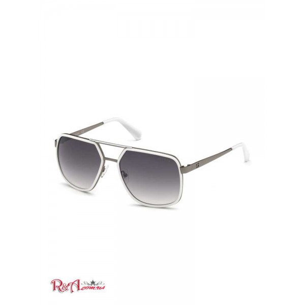 Мужские Солнцезащитные Очки GUESS Factory (Geometric Sunglasses) 64093-01 Белый