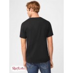 Мужская Футболка GUESS Factory (Taft Embossed Logo Tee) 37443-01 Реактивний Черный