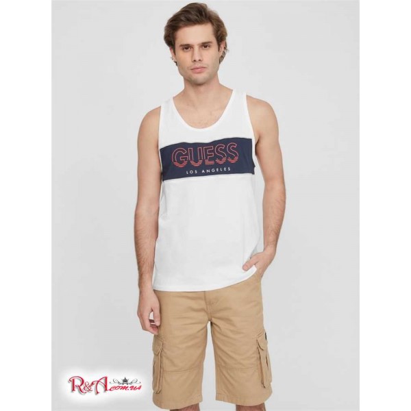 Чоловічий Танк GUESS Factory (Dickenson Tank Top) 63963-01 Pure Білий