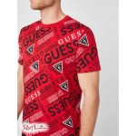 Чоловіча Футболка GUESS Factory (Stan Logo Print Tee) 63823-01 Rugby Червоний