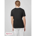 Мужская Футболка GUESS Factory (Bort Logo Tee) 58203-01 Реактивний Черный