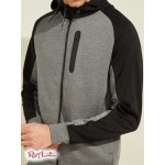 Чоловіче Худі GUESS (Stephen Color-Block Zip Hoodie) 64763-01 Середня Вугілля Верес Чоловіче Худі GUESS (Stephen Color-Block Zip Hoodie) 64763-01 Середня Вугілля Верес