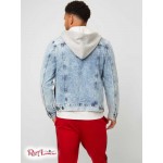 Чоловіча Куртка GUESS Factory (Harold Hooded Denim Jacket) 63783-01 Світлий WПопелясто-Сірий