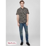 Мужская Рубашка GUESS Factory (Brian Printed Shirt) 64044-01 Реактивний Черный