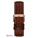 Мужские Часы GUESS (Brown and Rose Gold-Tone Leather Sport Watch) 41424-01