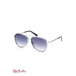 Мужские Солнцезащитные Очки GUESS (Aviator Sunglasses) 60134-01 Черный/Серебряный