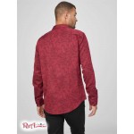 Чоловіча Сорочка GUESS Factory (Jonas Jacquard Floral Shirt) 58454-01 Rugby Червоний Мульті