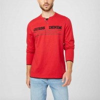 Мужское Хенли (Smithers Henley) 58084-01 Varsity Красный