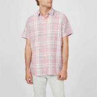 Мужская Рубашка (Hank Plaid Shirt) 58364-01 Красный Plaid