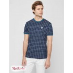 Чоловіча Футболка GUESS Factory (Joon Crewneck Tee) 63924-01 Шовк Синій Мульти