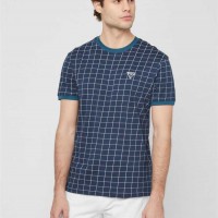 Чоловіча Футболка (Joon Crewneck Tee) 63924-01 Шовк Синій Мульти