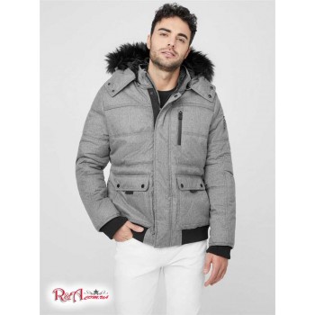 Мужская Куртка (Duncan Puffer Jacket) 58244-01 Светлый Меланж Серый