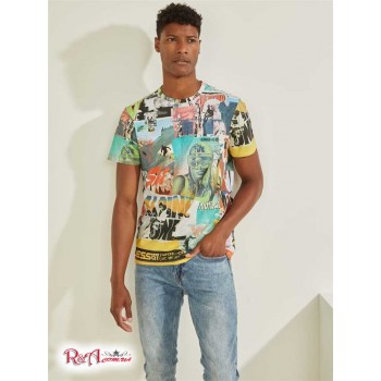 Чоловіча Футболка (Collage Poster Tee) 59464-01 Чистий Білий Мульти