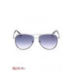 Мужские Солнцезащитные Очки GUESS (Aviator Sunglasses) 60134-01 Черный/Серебряный