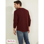 Мужской Crewneck GUESS (Textured Jersey Crewneck) 41854-01 Vino