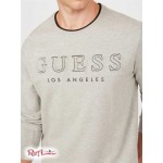Мужской Лонгслив GUESS Factory (Kalico Logo Long-Sleeve Tee) 37254-01 Светлый Heather Серый