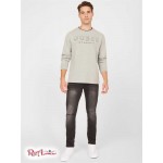 Мужской Лонгслив GUESS Factory (Kalico Logo Long-Sleeve Tee) 37254-01 Светлый Heather Серый
