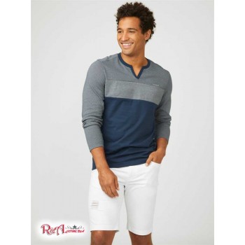 Чоловіча Сорочка (Cole Slit Shirt) 58114-01 Officer Синій Mulit