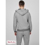 Мужское Худи GUESS Factory (Revamp Hoodie) 63914-01 Светлый Melange Серый