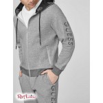 Мужское Худи GUESS Factory (Revamp Hoodie) 63914-01 Светлый Melange Серый