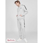 Мужское Худи GUESS Factory (Lark Logo Hoodie) 63884-01 Светлый Melange Серый