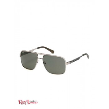 Чоловічі Сонцезахисні Окуляри (Metal Navigator Sunglasses) 64084-01 Оливковий