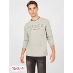 Мужской Лонгслив GUESS Factory (Kalico Logo Long-Sleeve Tee) 37254-01 Светлый Heather Серый