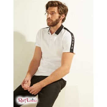 Чоловіче Поло (Pique Logo-Taping Polo) 41864-01 Pure Білий