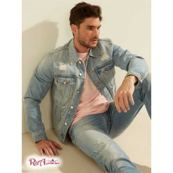 Куртка Dillon Light-Wash Denim для Мужчин 55734-01 Синий
