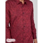 Чоловіча Сорочка GUESS Factory (Jonas Jacquard Floral Shirt) 58454-01 Rugby Червоний Мульті
