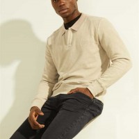 Мужской Свитшот (Joao Fleece Polo Sweatshirt) 64734-01 Pasadena Stone