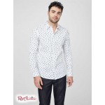 Мужская Рубашка GUESS Factory (Doone Printed Shirt) 58424-01 Pure Белый Мульти