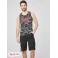 Чоловічий Танк (Sonny Tank) 64184-01 Реактивний Чорний Мульті