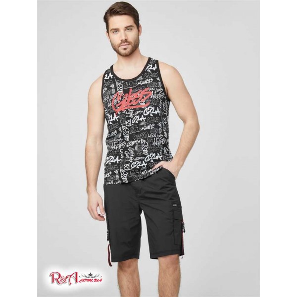Чоловічий Танк GUESS Factory (Sonny Tank) 64184-01 Реактивний Чорний Мульті