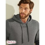 Мужское Худи GUESS (Eco Roy Embroidered Logo Hoodie) 42094-01 Midnight Темный Heather