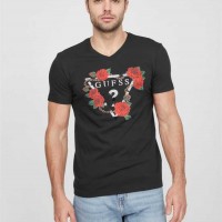 Чоловіча Футболка (Shane Floral Logo Tee) 63944-01 Реактивний Чорний