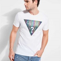 Мужская Футболка (Iridescent Logo Graphic Tee) 41904-01 True Белый