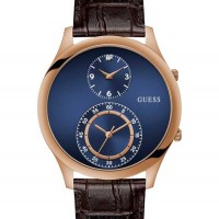 Мужские Часы (Dos Rose Gold-Tone and Blue Dual Function Watch) 60054-01 Multi Мужские Часы (Dos Rose Gold-Tone and Blue Dual Function Watch) 60054-01 Multi