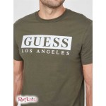 Мужская Футболка GUESS Factory (Greg Logo Tee) 58504-01 Spooky Forest