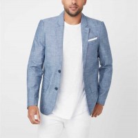 Мужской Блейзер (Sanders Chambray Blazer) 53674-01 Индиго