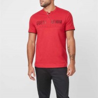 Мужское Хенли (Edgar Henley Tee) 53934-01 Varsity Красный