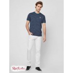 Чоловіча Футболка GUESS Factory (Joon Crewneck Tee) 63924-01 Шовк Синій Мульти