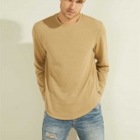 Мужской Crewneck (Textured Jersey Crewneck) 55724-01 Uniform Tan
