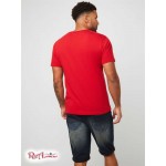 Мужская Футболка GUESS Factory (Taft Embossed Logo Tee) 37444-01 Varsity Красный
