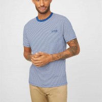 Чоловіча Футболка (Dev Striped Crew Tee) 63754-01 Синій Maya