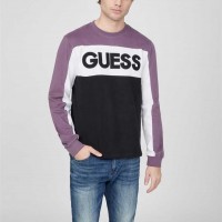 Мужской Пуловер (Akron Color-Block Logo Pullover) 63794-01 Фиолетовый Eclipse