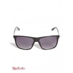 Мужские Солнцезащитные Очки GUESS Factory (Shane Square Logo Stripe Sunglasses) 56944-01 Серебро