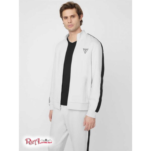 Чоловіча Куртка GUESS Factory (Mark Logo Tape Jacket) 63855-01 Marble Сірий Чоловіча Куртка GUESS Factory (Mark Logo Tape Jacket) 63855-01 Marble Сірий